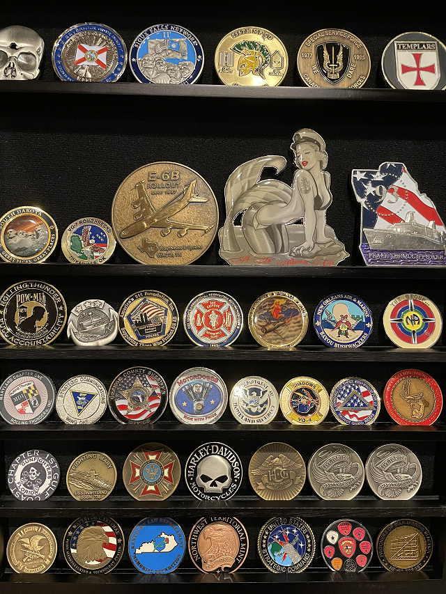 Challenge Coins & Mounts Harley, Inidan & Import Bikes - Motordog69